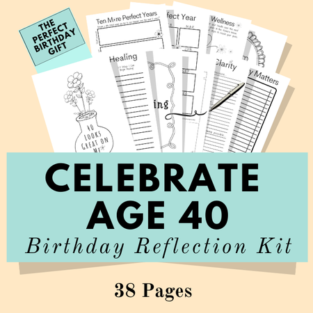 Image of Birthday Reflection Kit ~ Celebrate Age 40