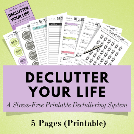 Image of Decluttering Planner ~ Printable Planner
