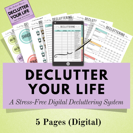 Image of Decluttering Planner ~ Digital Planner