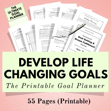 Image of Ultimate Goal Planner ~ Printable Planner