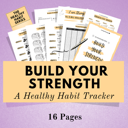 Image of Healthy Habit Tracker Kit ~ Build Your Strength