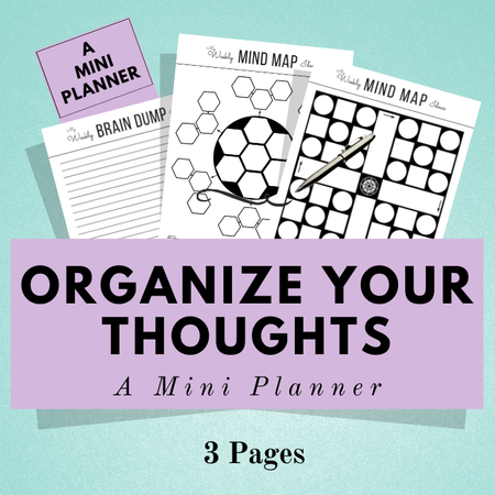 Image of Mini Planner ~ Organize Your Thoughts